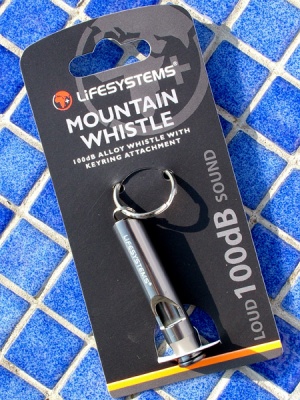 Mountain Survival Whistle (Assorted Colours)